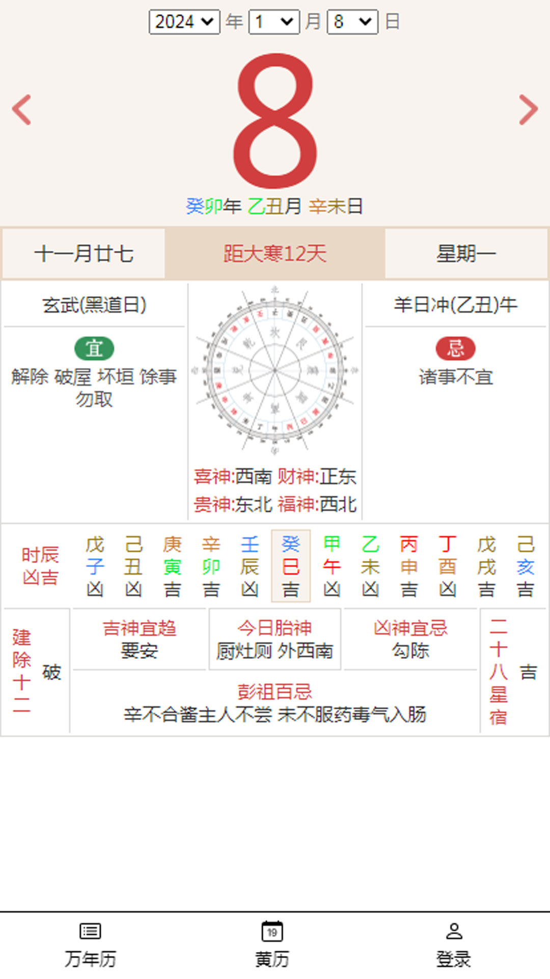 大昇传统黄历截图1