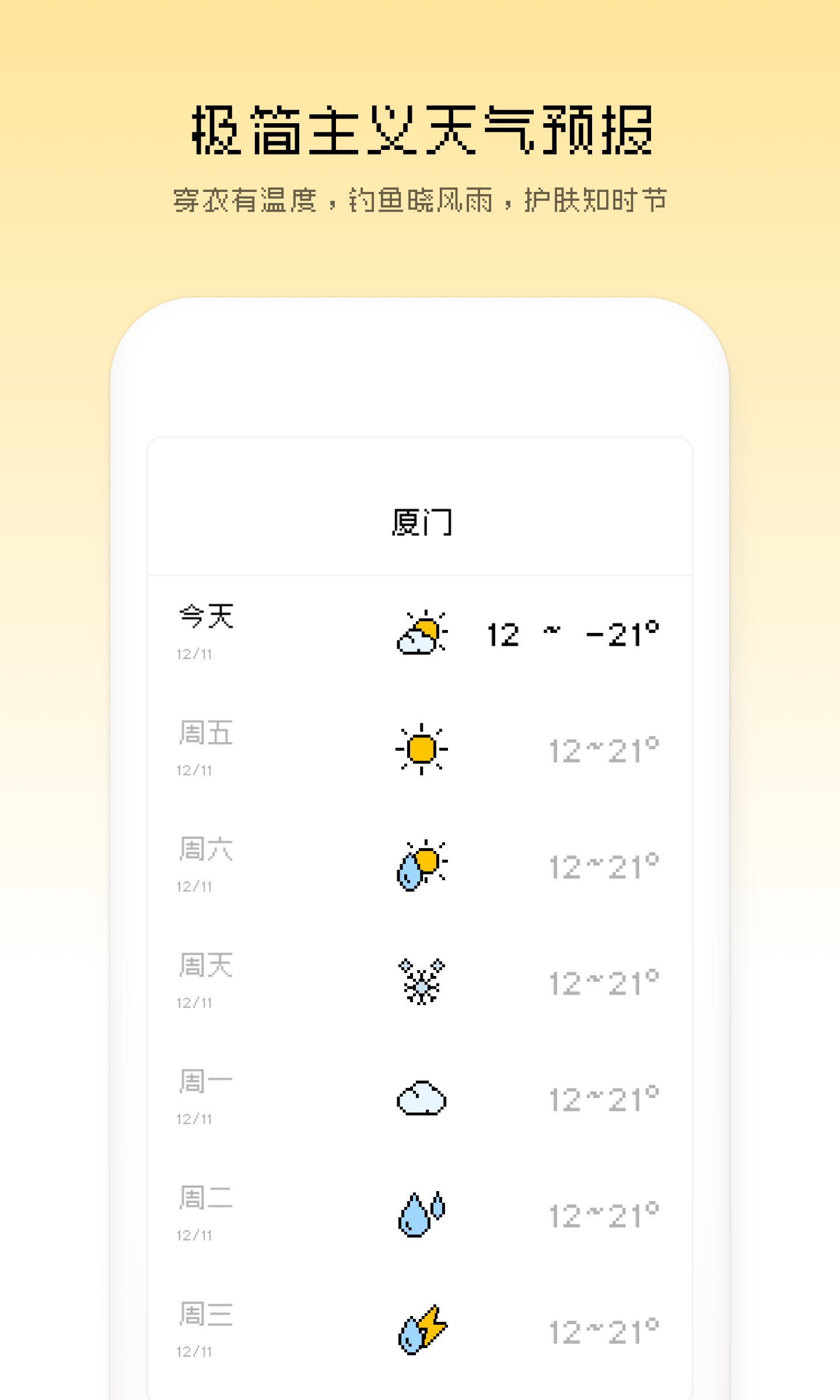 像素天气截图2