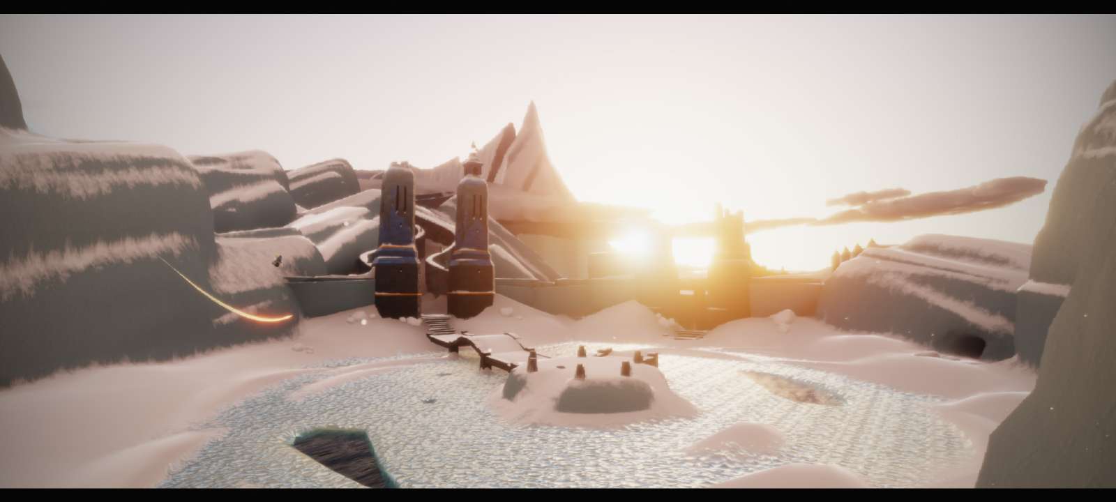 光遇暴风眼收完小金人后面怎么过