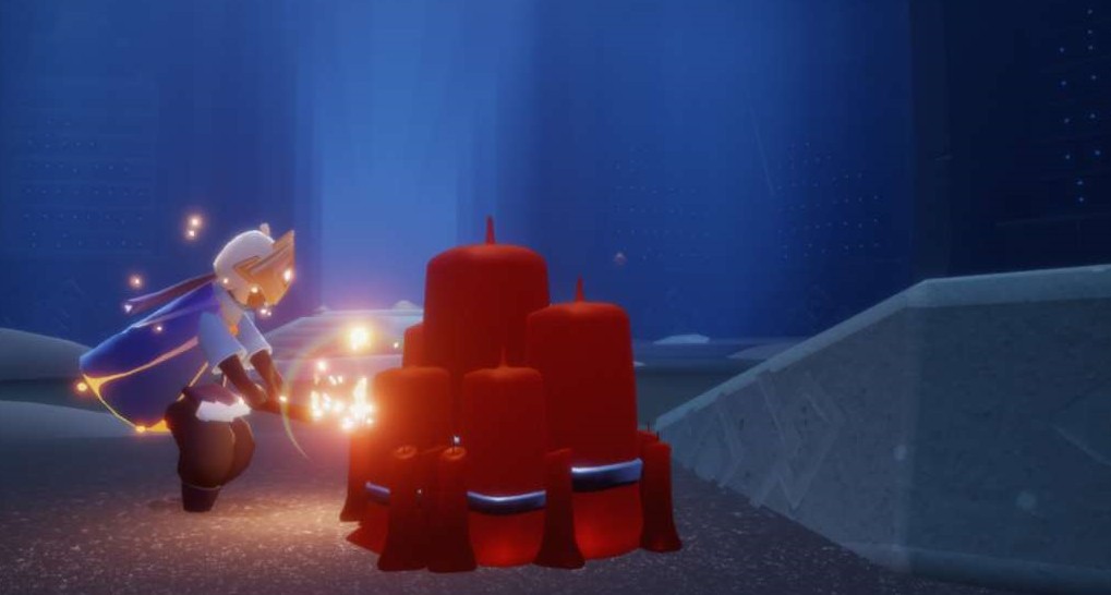 光遇暮土马里奥怎么遁地下去