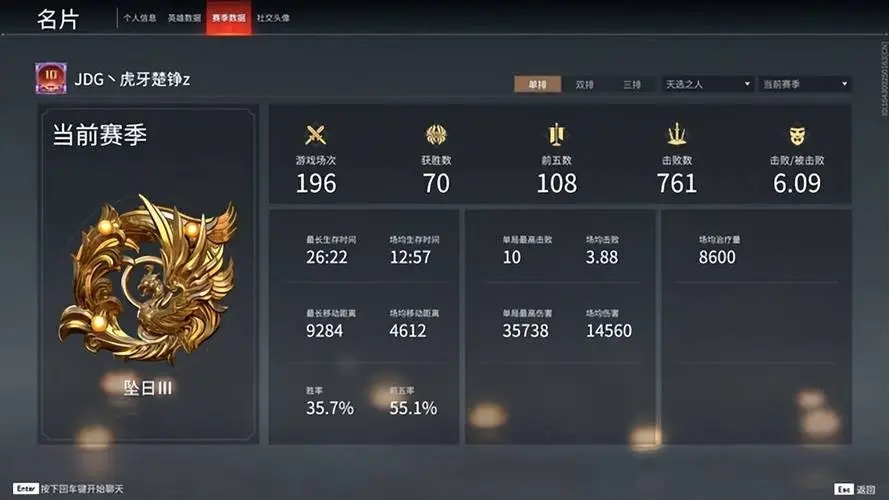 永劫无间单排铂金怎么上分