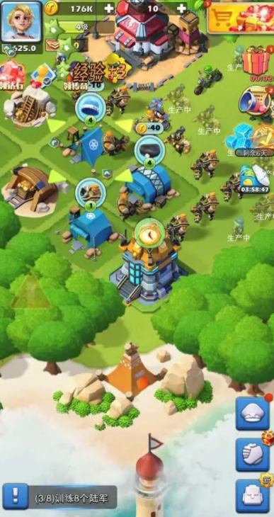 口袋奇兵兵营造多少合适