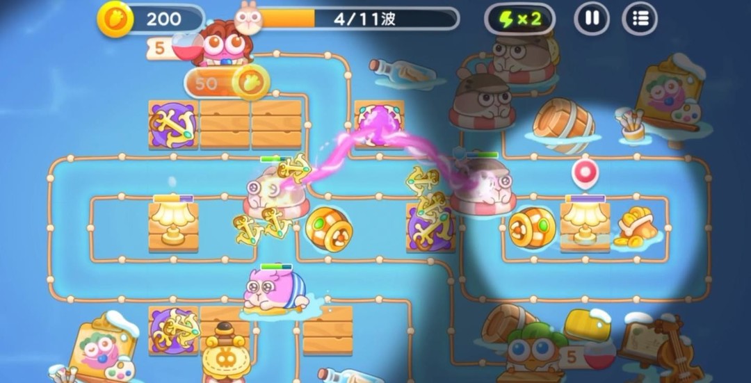 保卫萝卜3第5层怎么过