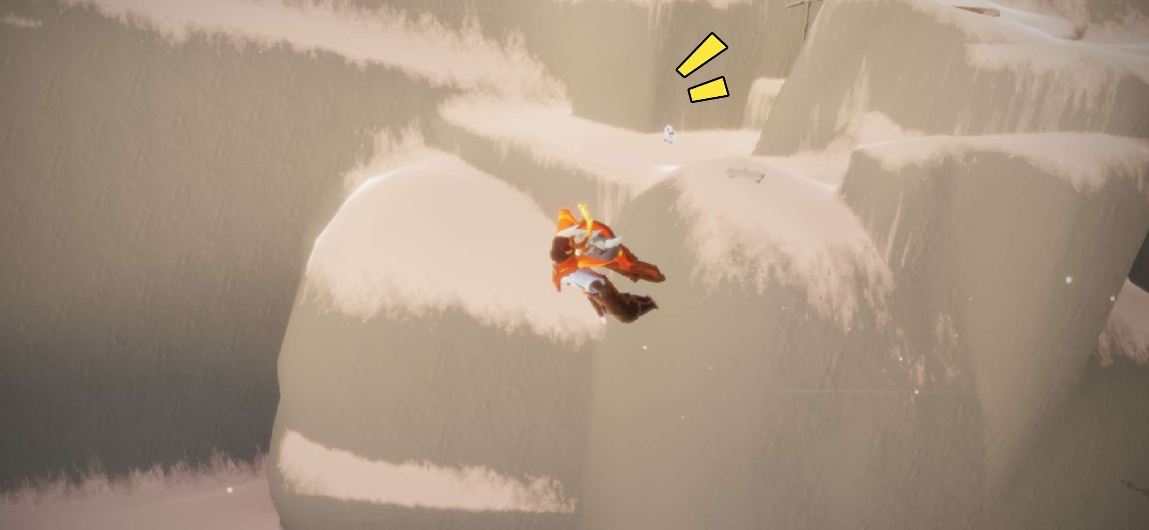 光遇暴风眼收完小金人后面怎么过