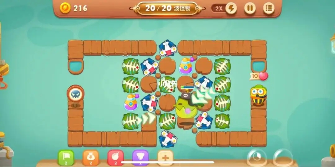 保卫萝卜3第5层怎么过