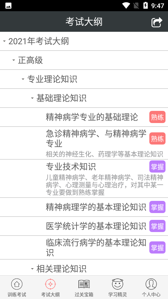 精神病学高级职称总题库截图3