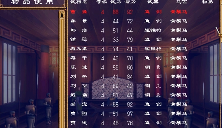 三国群英传2特殊物品有哪些