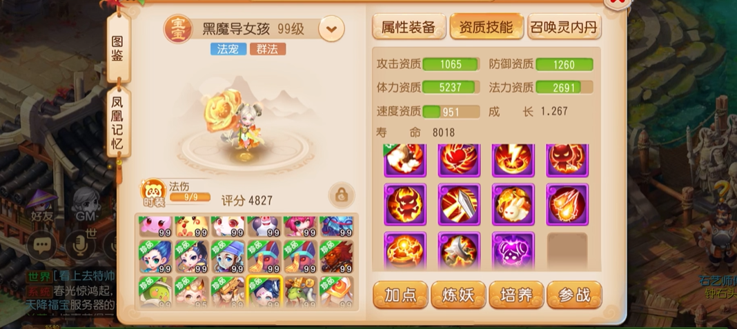 梦幻西游手游带什么宝宝