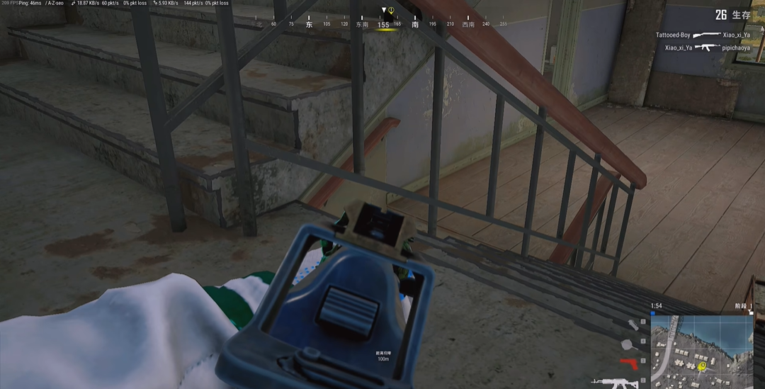 绝地求生怎么快速跳楼梯