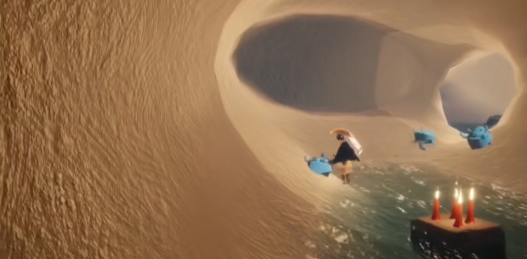 光遇进螃蟹洞如何自救