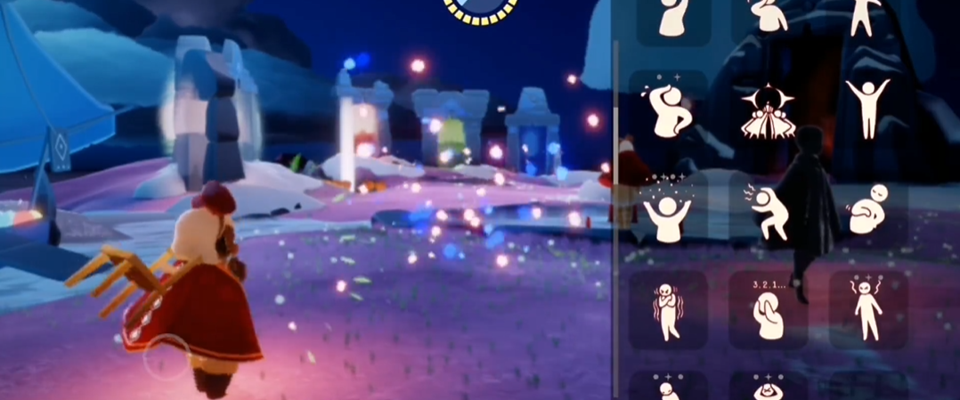 光遇如何获得礼花的动作