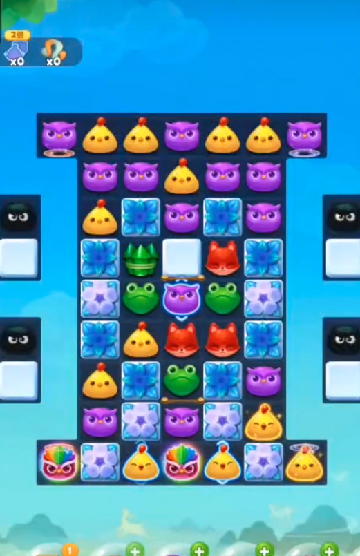 开心消消乐的黑毛球怎么消除