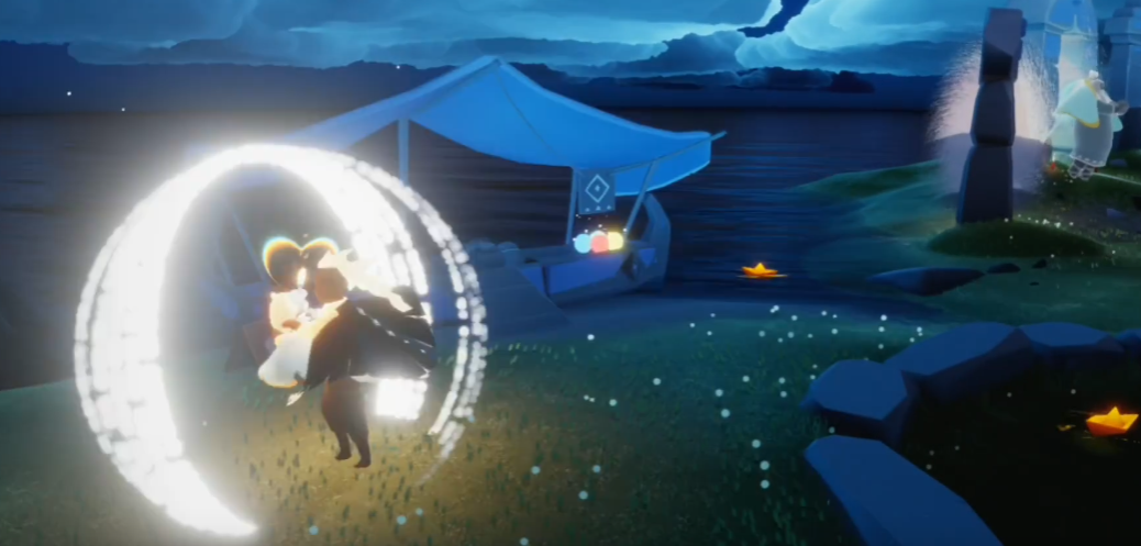 光遇怎么单人旋转光圈