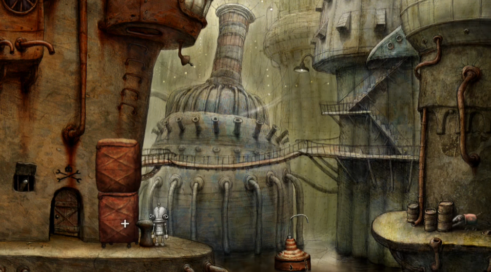 机械迷城怎么把两个箱子分开