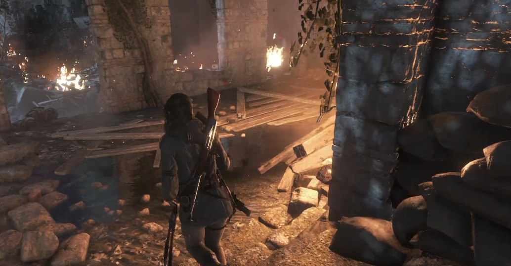 古墓丽影崛起卫城到一个大厅后怎么走