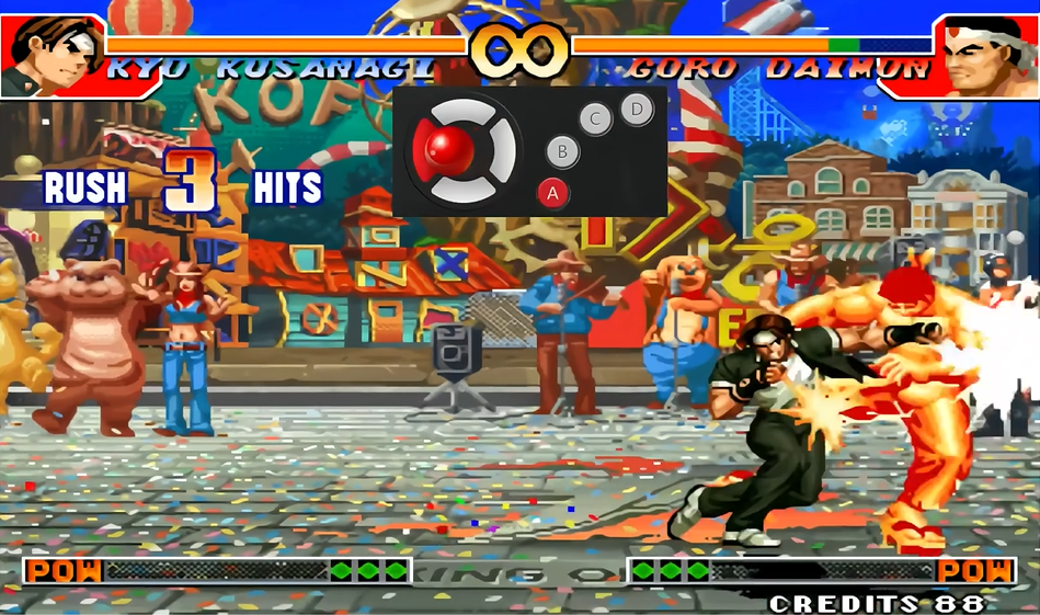 拳皇97草稚京大招怎么放