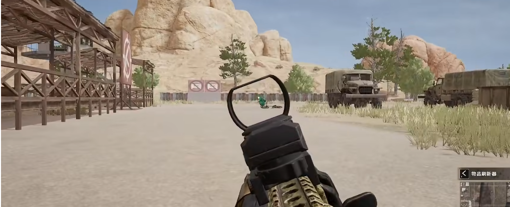 绝地求生4倍镜如何观察弹道