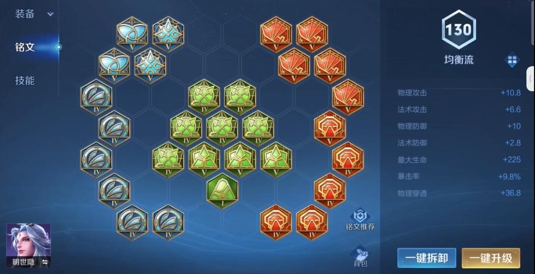 王者荣耀明世隐出装顺序是什么