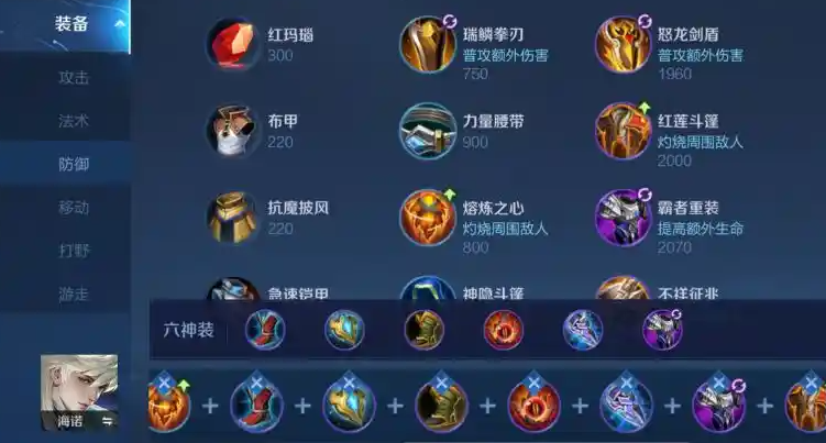 王者荣耀辅助出装出什么