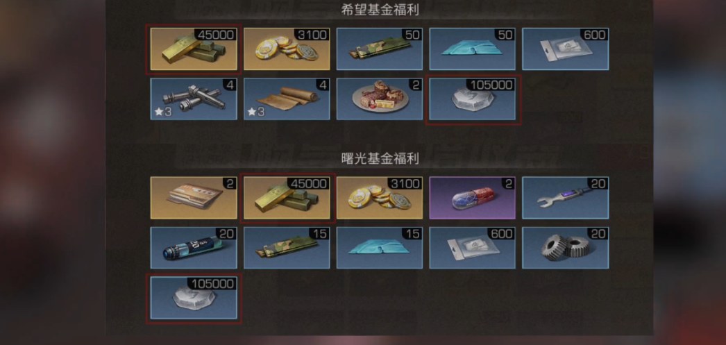 明日之后希望基金买什么好