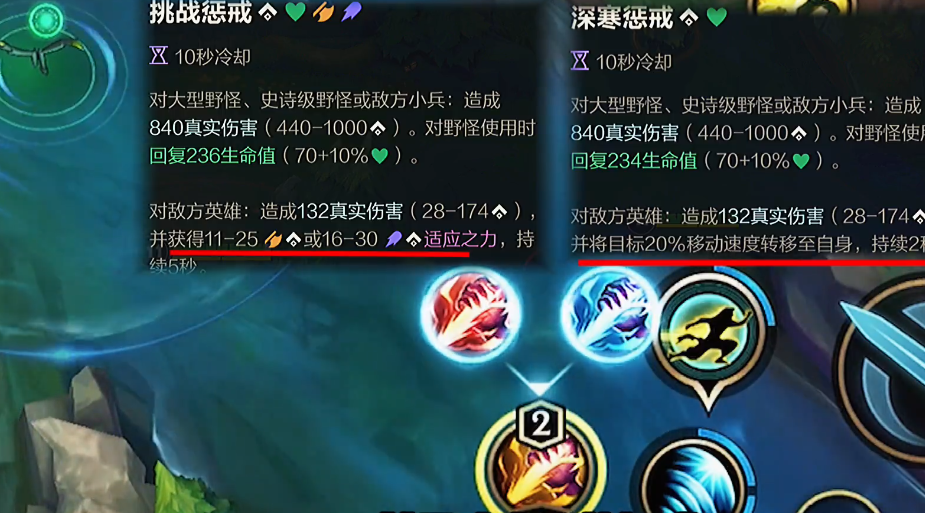 英雄联盟手游红蓝惩戒有什么用