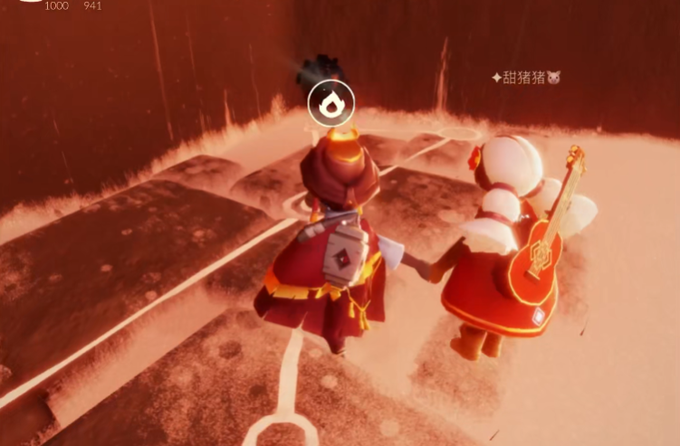 光遇在晨岛怎么遁地