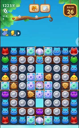 开心消消乐1223关怎么过