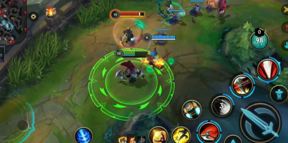 英雄联盟手游打女警用什么组合