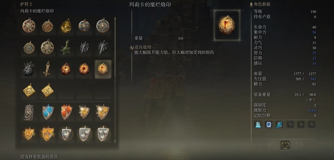 艾尔登法环法师300级怎么加点