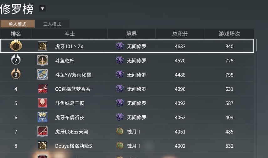 永劫无间排名地区怎么改不了