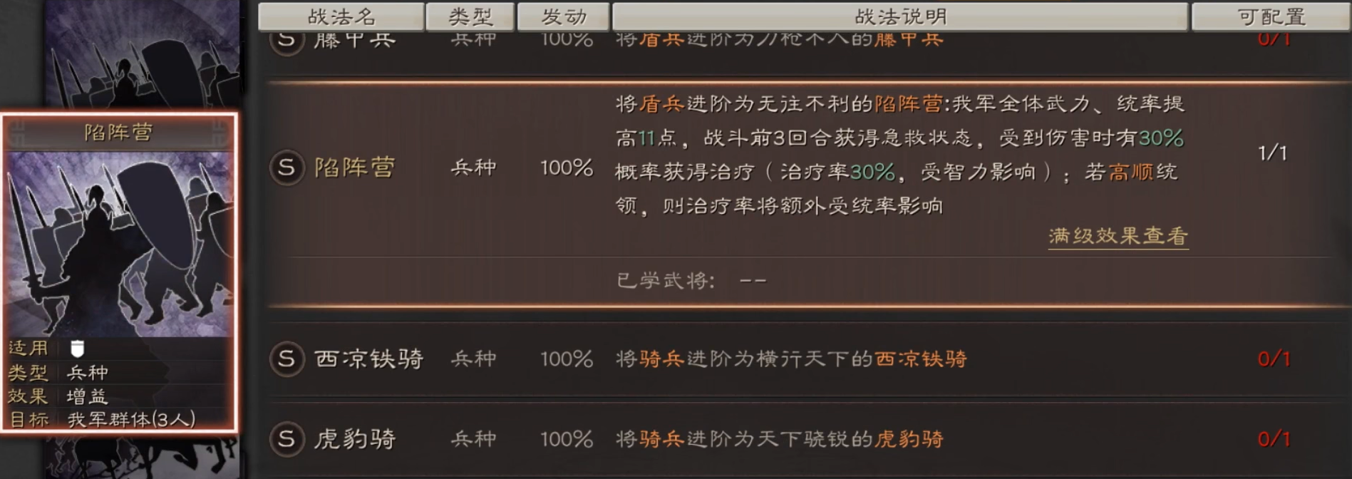 三国志战略版桃园队用什么兵种