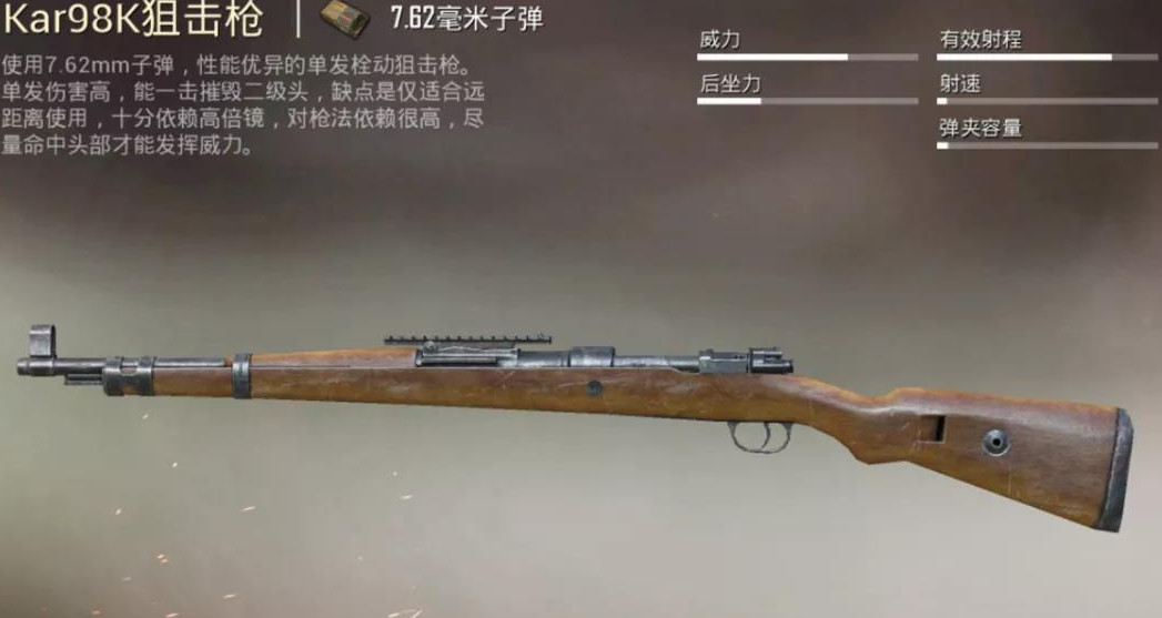 和平精英拿什么枪最好 和平精英拿什么枪最好