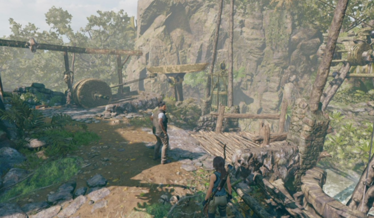 古墓丽影崛起吊桥怎么过