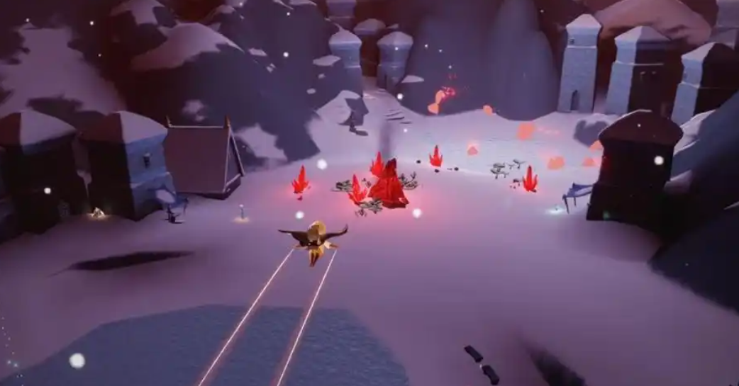 光遇峡谷滑行赛道怎么进