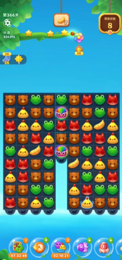 开心消消乐第366关怎么过