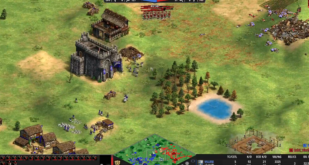 帝国时代2怎么建造城堡