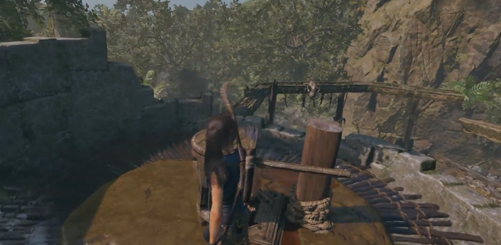 古墓丽影9秘鲁古墓吊桥怎么过