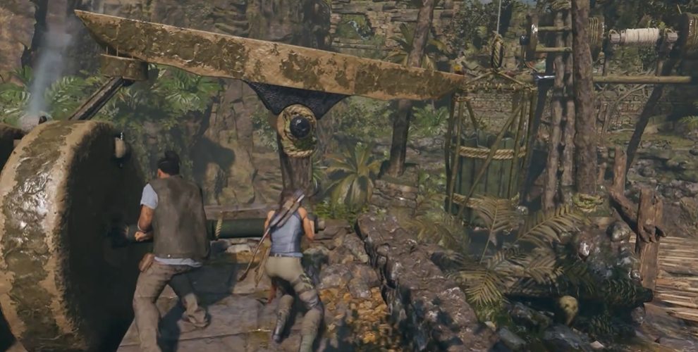 古墓丽影9秘鲁古墓吊桥怎么过