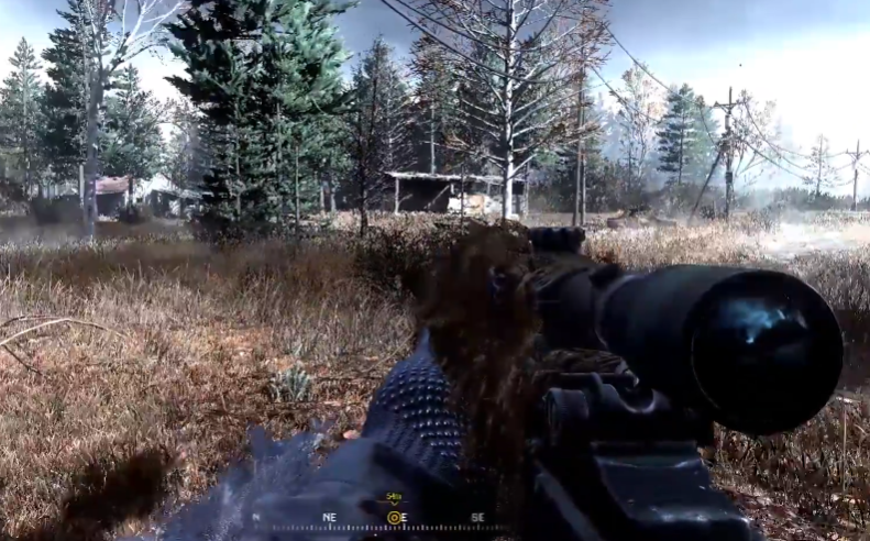 使命召唤4狙击关怎么过