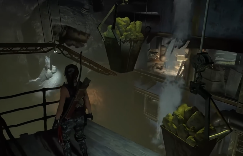 古墓丽影10废弃矿坑怎么过