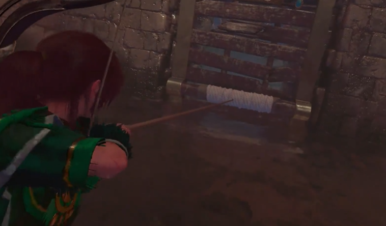 古墓丽影开始那个水闸门怎么过