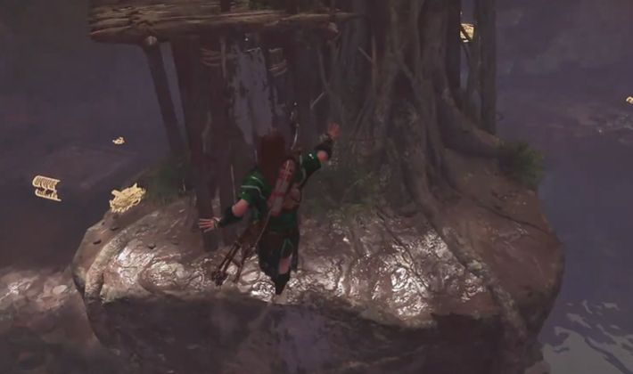 古墓丽影开始那个水闸门怎么过