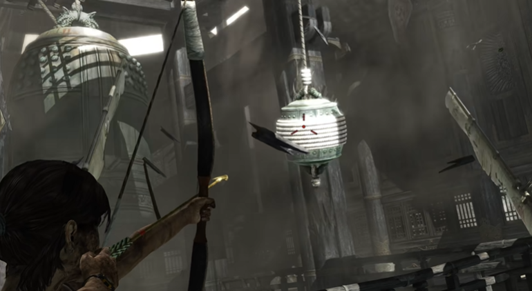 古墓丽影9寺庙大门怎么开