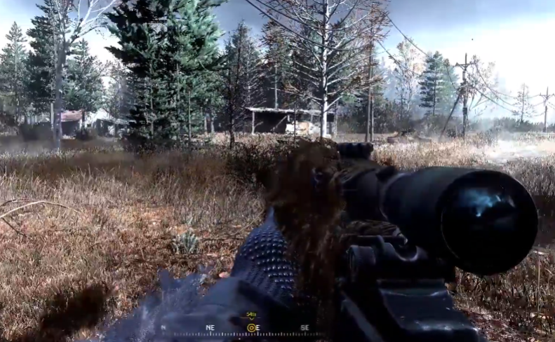 使命召唤4狙击关卡怎么过