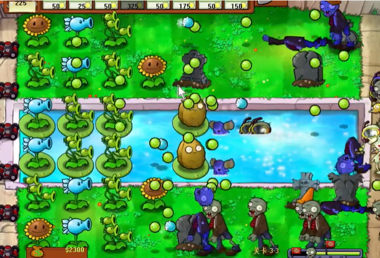 植物大战僵尸95版3-3关怎么过