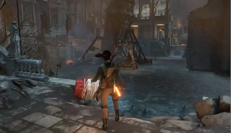 古墓丽影水淹档案室这怎么过