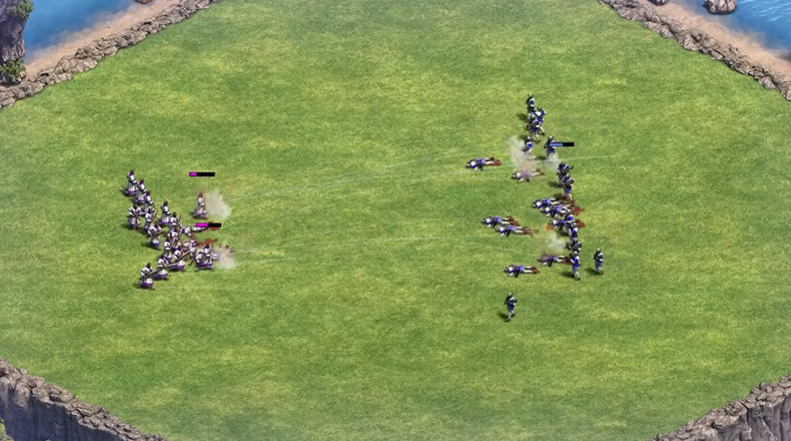 帝国时代2火枪手怎么生产