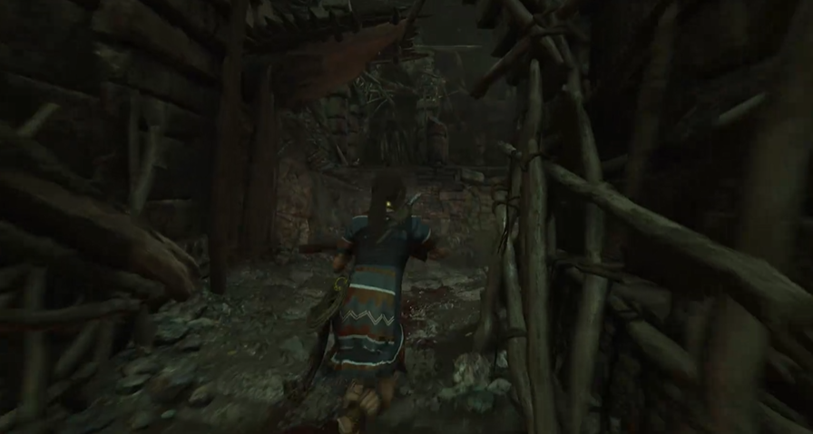 古墓丽影岩灰坑怎么过