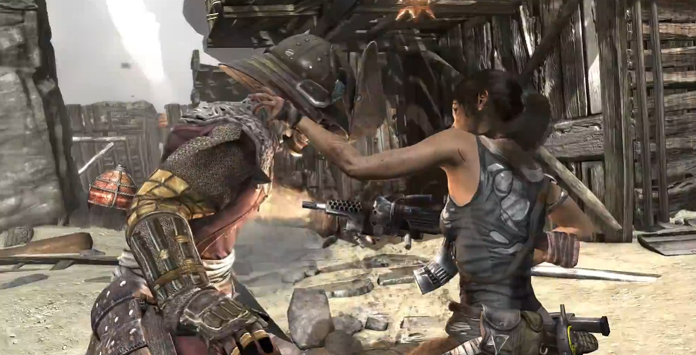 古墓丽影9一堆武士那里怎么过