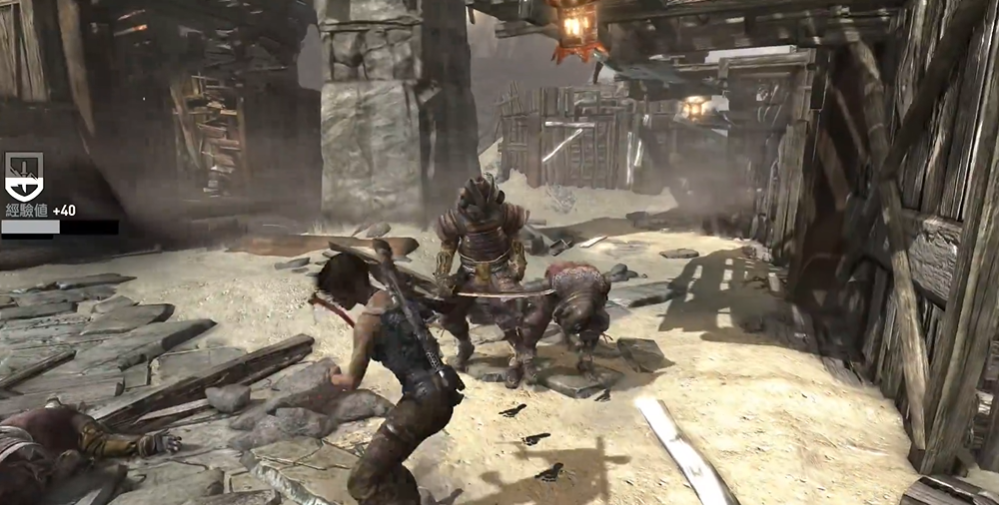 古墓丽影9一堆武士那里怎么过